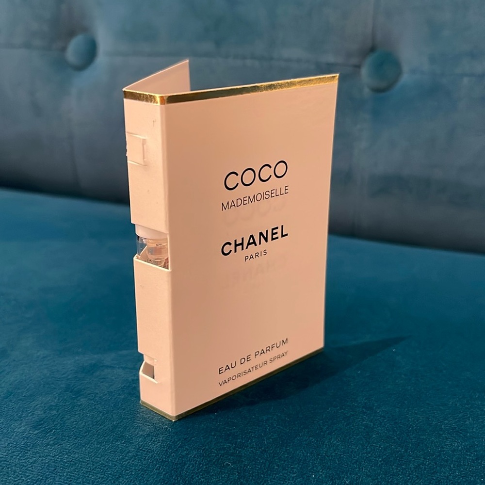Carded sample of Coco Mademoiselle from Chanel 1.5 mL
